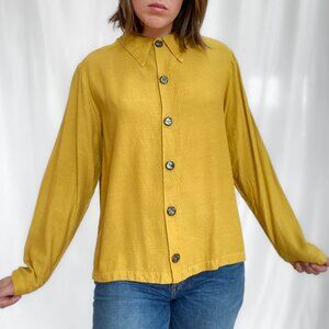 Vintage CP Shades Yellow Button Down